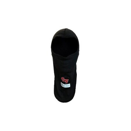 G-Force Balaclava Single Layer Single Eye Port Nomex TTP Rating 10 Black FlameRetardant SFI 33 4113BK